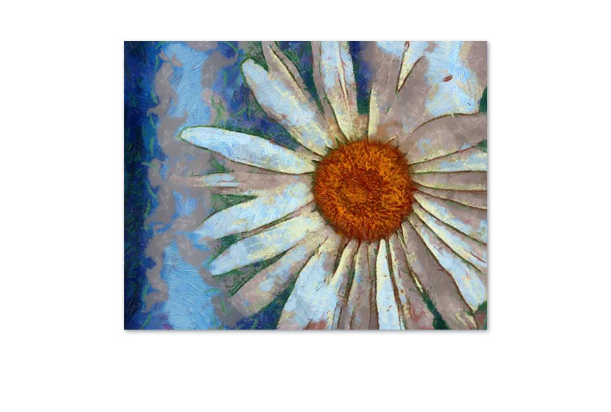 Abstract Daisy | Wall Art Print - Final Touch Decor