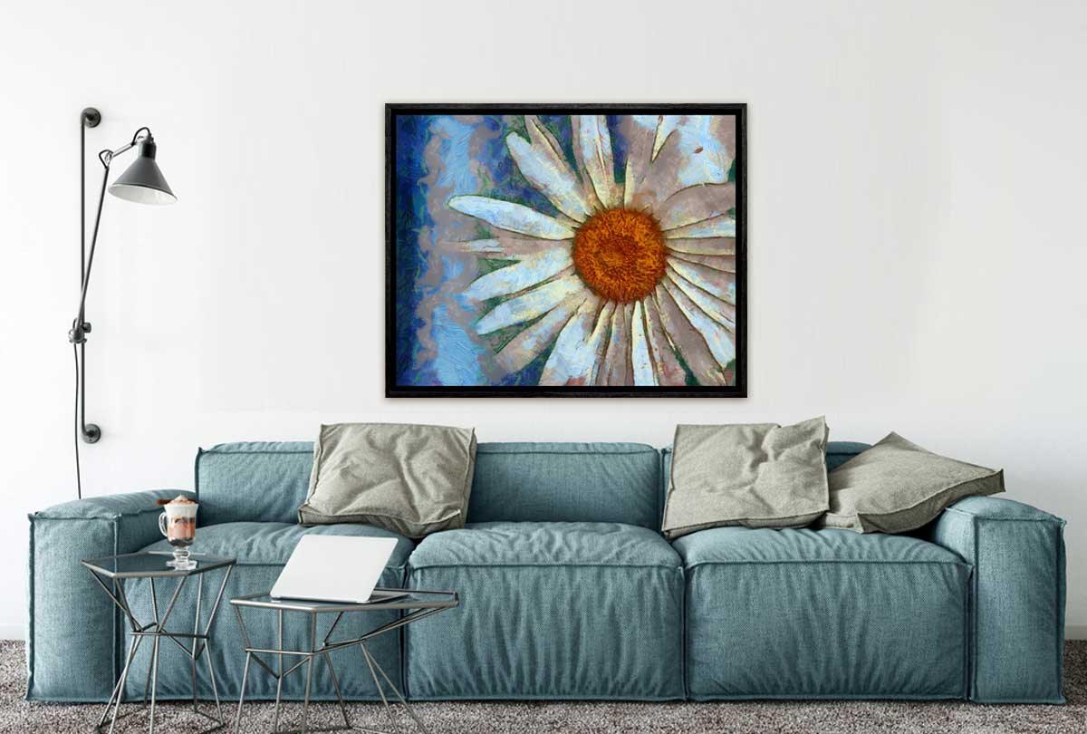 Abstract Daisy | Wall Art Print - Final Touch Decor