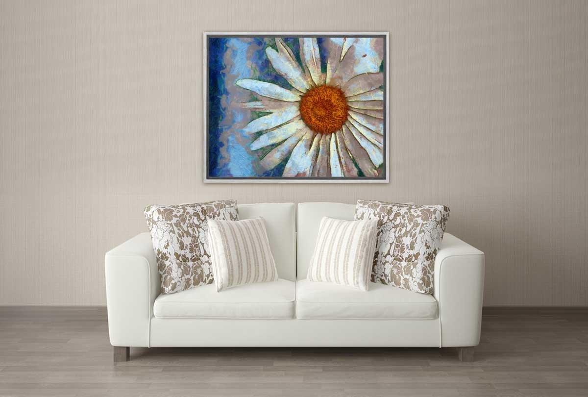 Abstract Daisy | Wall Art Print - Final Touch Decor