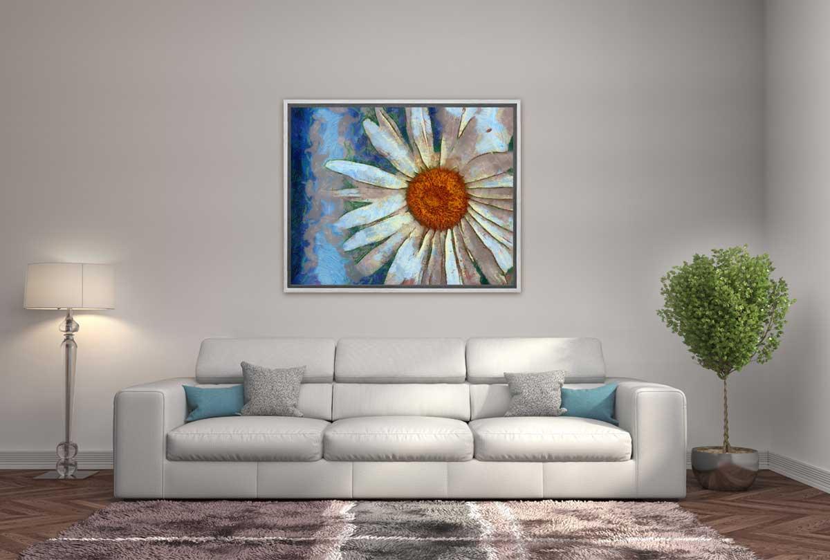 Abstract Daisy | Wall Art Print - Final Touch Decor