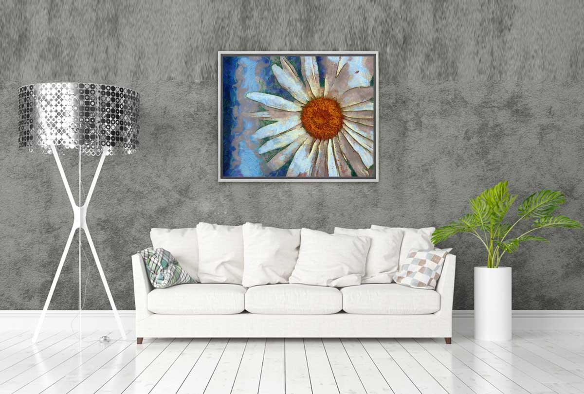 Abstract Daisy | Wall Art Print - Final Touch Decor