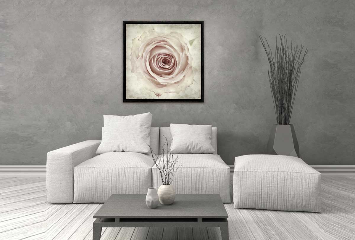 Vintage Rose Bud | Canvas Wall Art Print - Final Touch Decor
