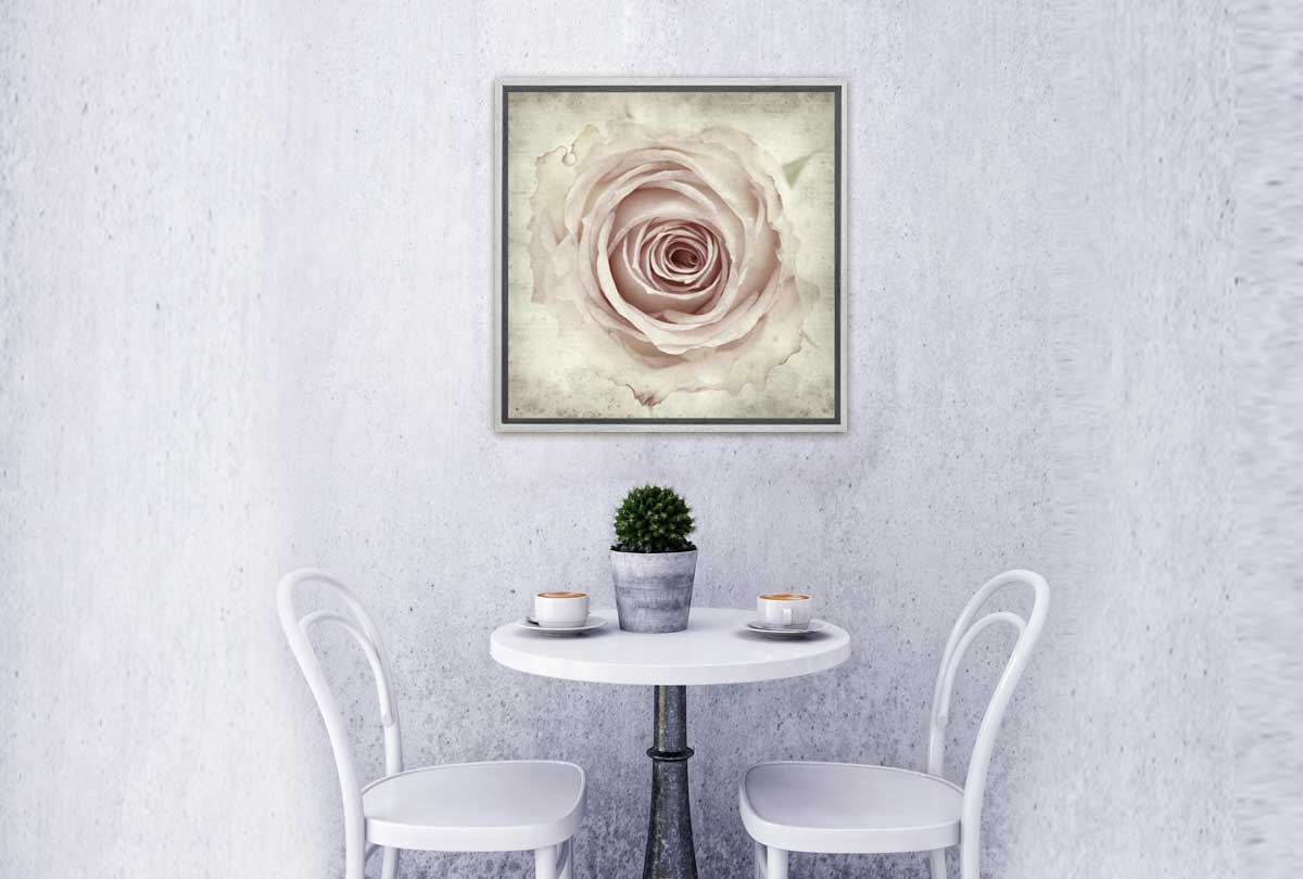 Vintage Rose Bud | Canvas Wall Art Print - Final Touch Decor