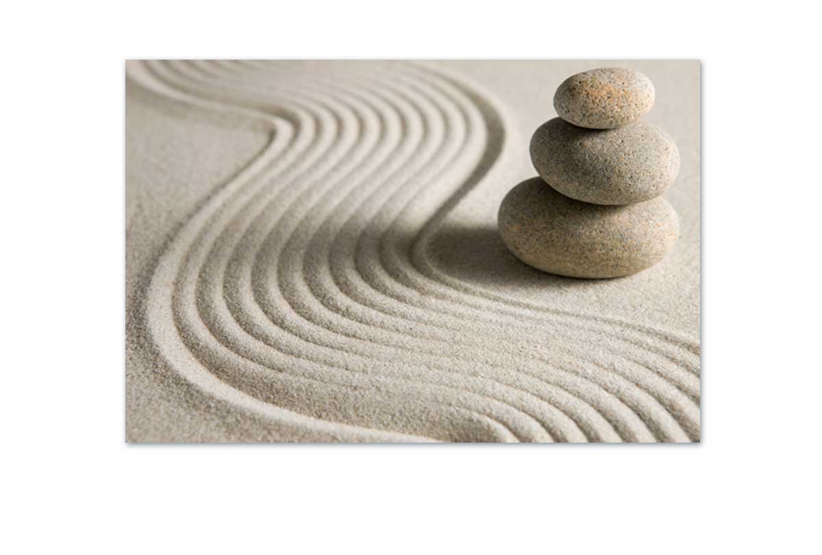 Pebbles on Sand | Canvas Wall Art Print - Final Touch Decor