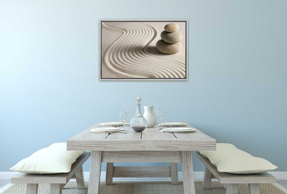 Pebbles on Sand | Canvas Wall Art Print - Final Touch Decor