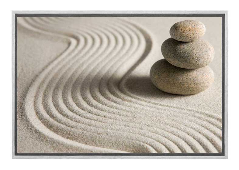 Pebbles on Sand | Canvas Wall Art Print - Final Touch Decor