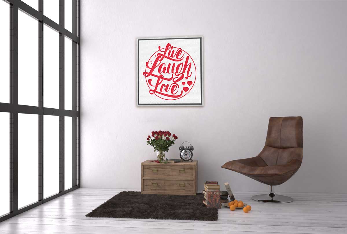 Live Laugh Love | Canvas Wall Art Print - Final Touch Decor