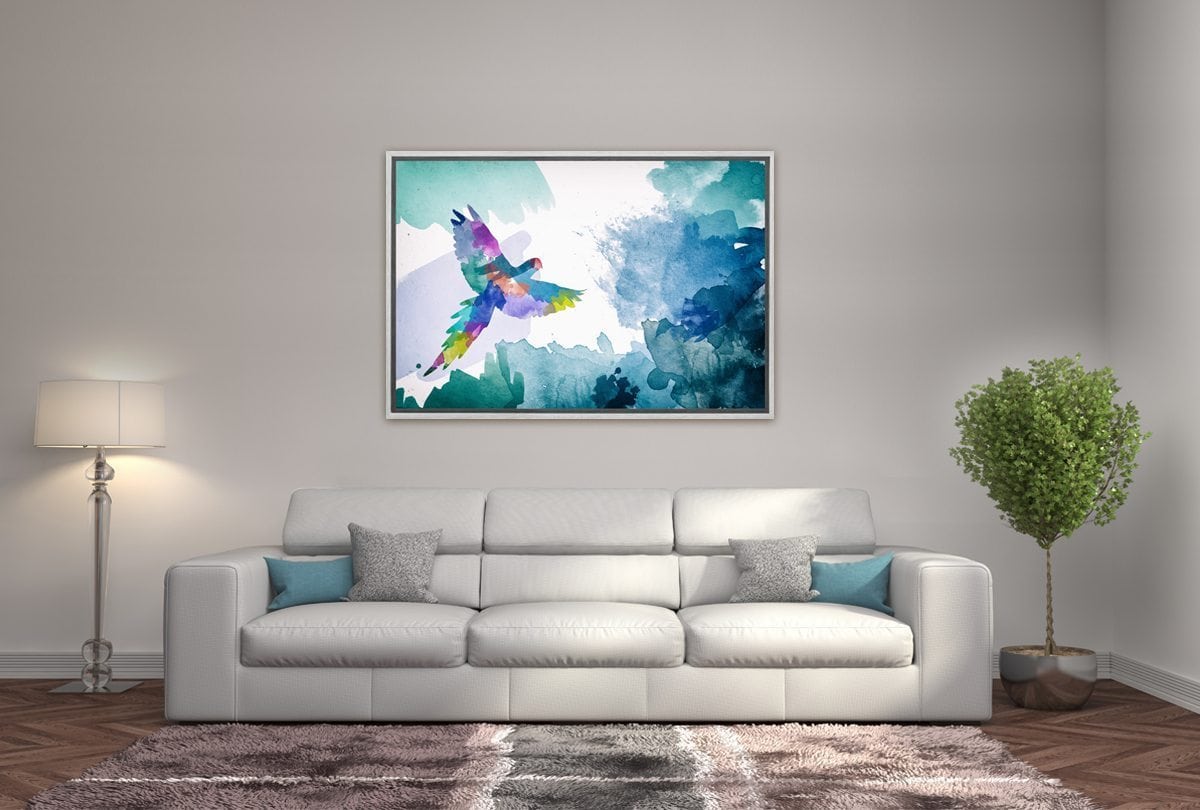 Jungle Parrot | Canvas Wall Art Print - Final Touch Decor