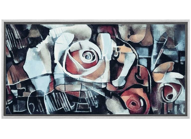 Abstract Roses | Canvas Wall Art Print - Final Touch Decor