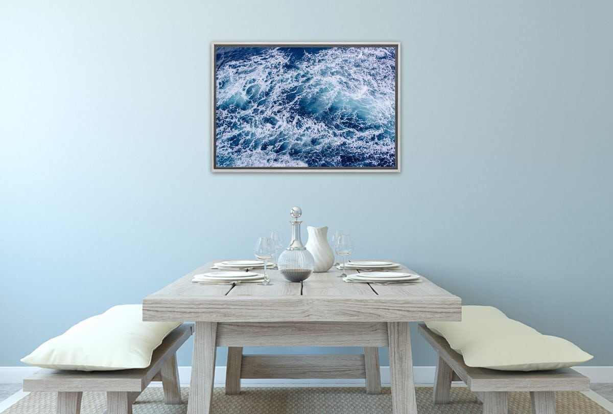 Sea Foam | Ocean Canvas Wall Art Print - Final Touch Decor