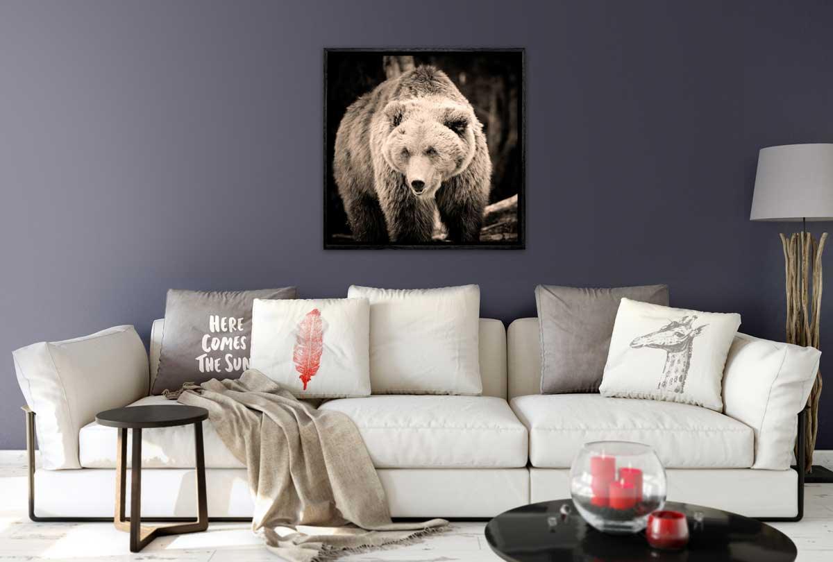 European Brown Bear | Canvas Wall Art Print - Final Touch Decor