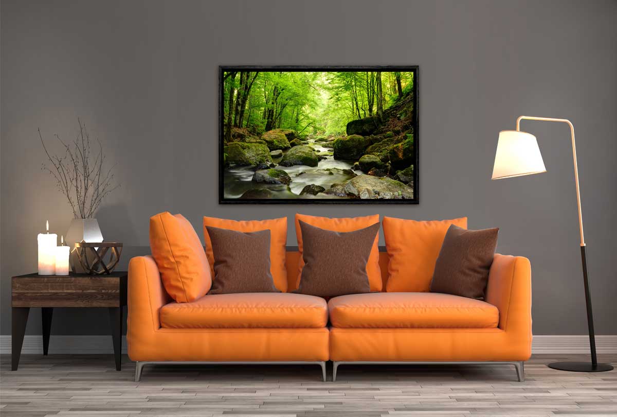 Tranquil Forest Creek | Canvas Wall Art Print - Final Touch Decor