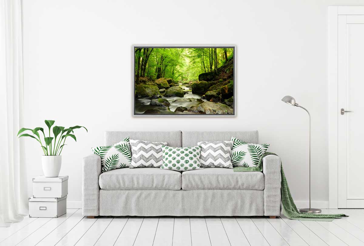 Tranquil Forest Creek | Canvas Wall Art Print - Final Touch Decor