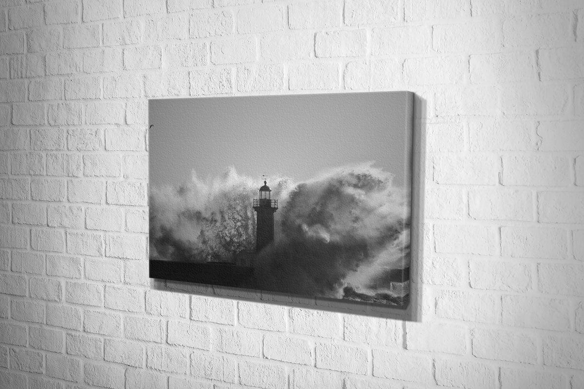 Light House Wave | Canvas Wall Art Print - Final Touch Decor