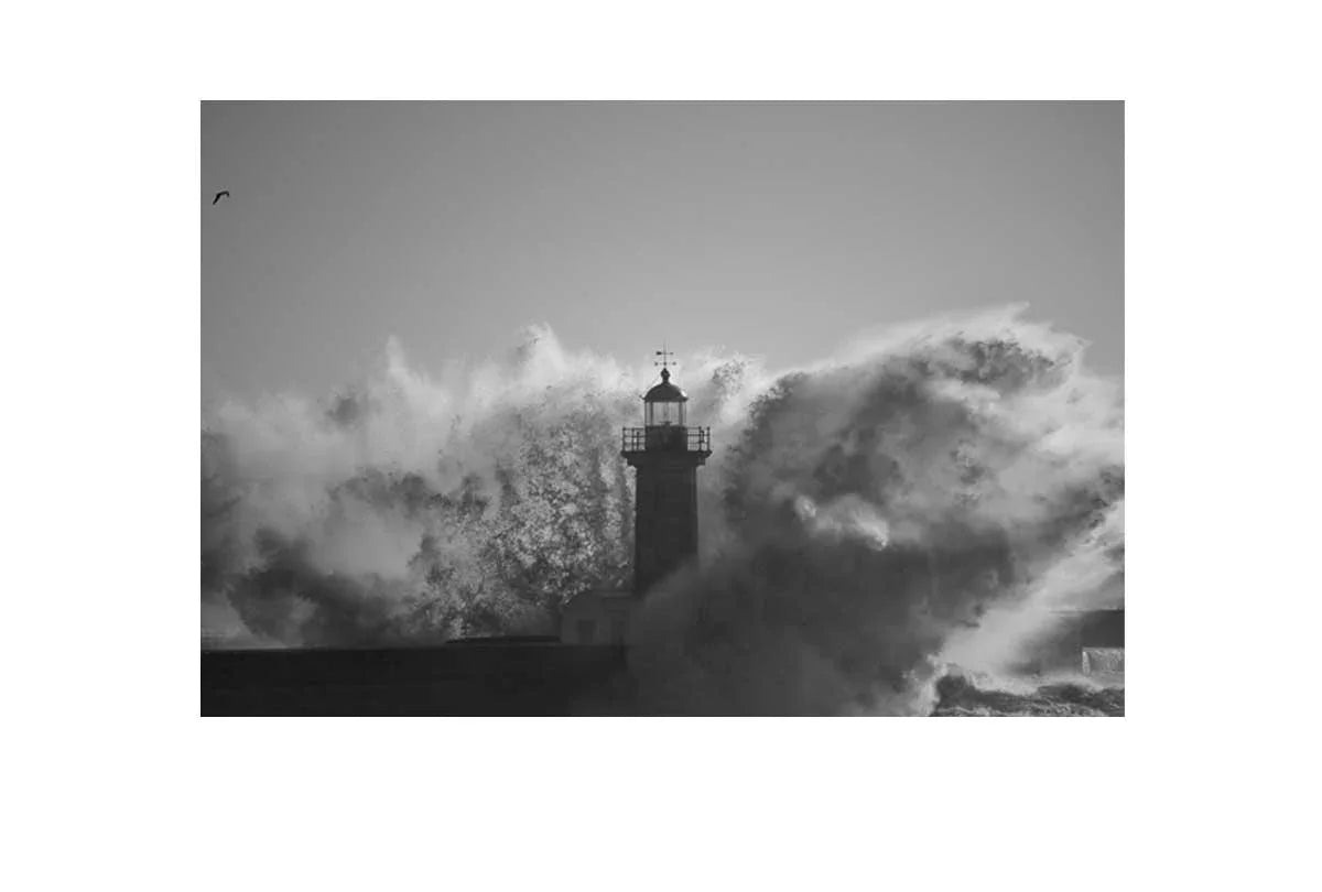 Light House Wave | Canvas Wall Art Print - Final Touch Decor