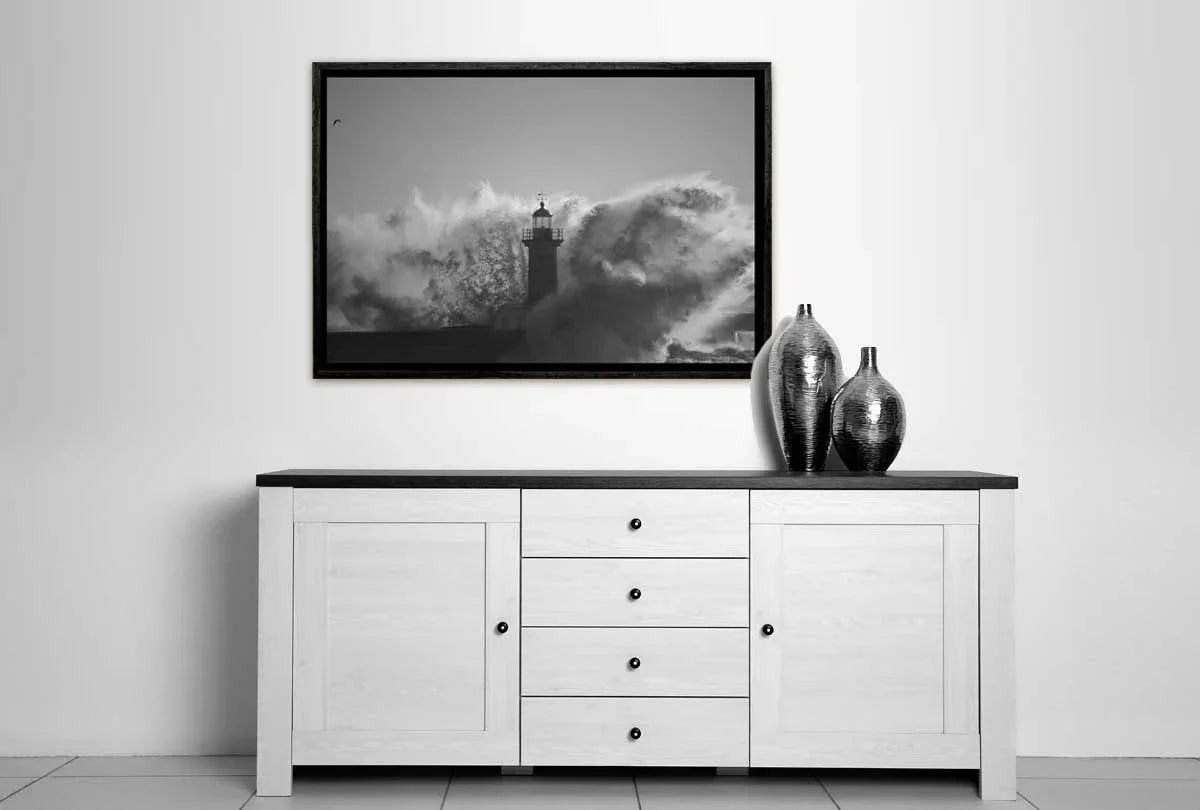 Light House Wave | Canvas Wall Art Print - Final Touch Decor