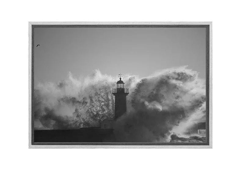 Light House Wave | Canvas Wall Art Print - Final Touch Decor