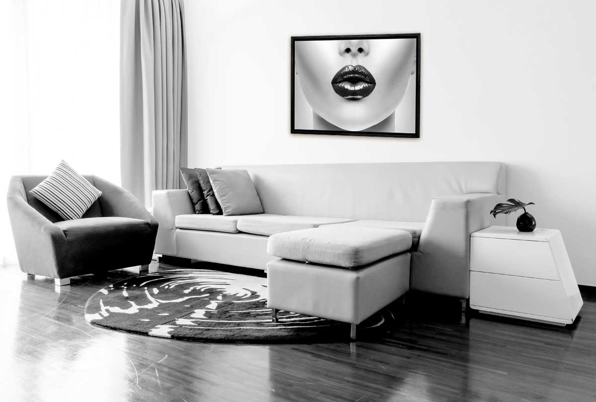 Black Lips | Canvas Wall Art Print - Final Touch Decor