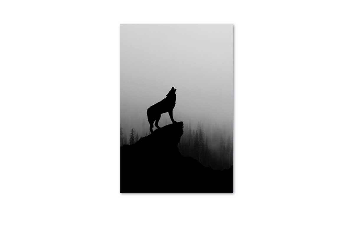 Howling Wolf | Canvas Wall Art Print - Final Touch Decor