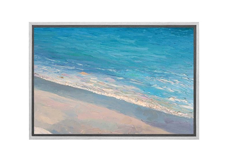 Beach from Above Painting | Canvas Wall Art Print - Final Touch Decor