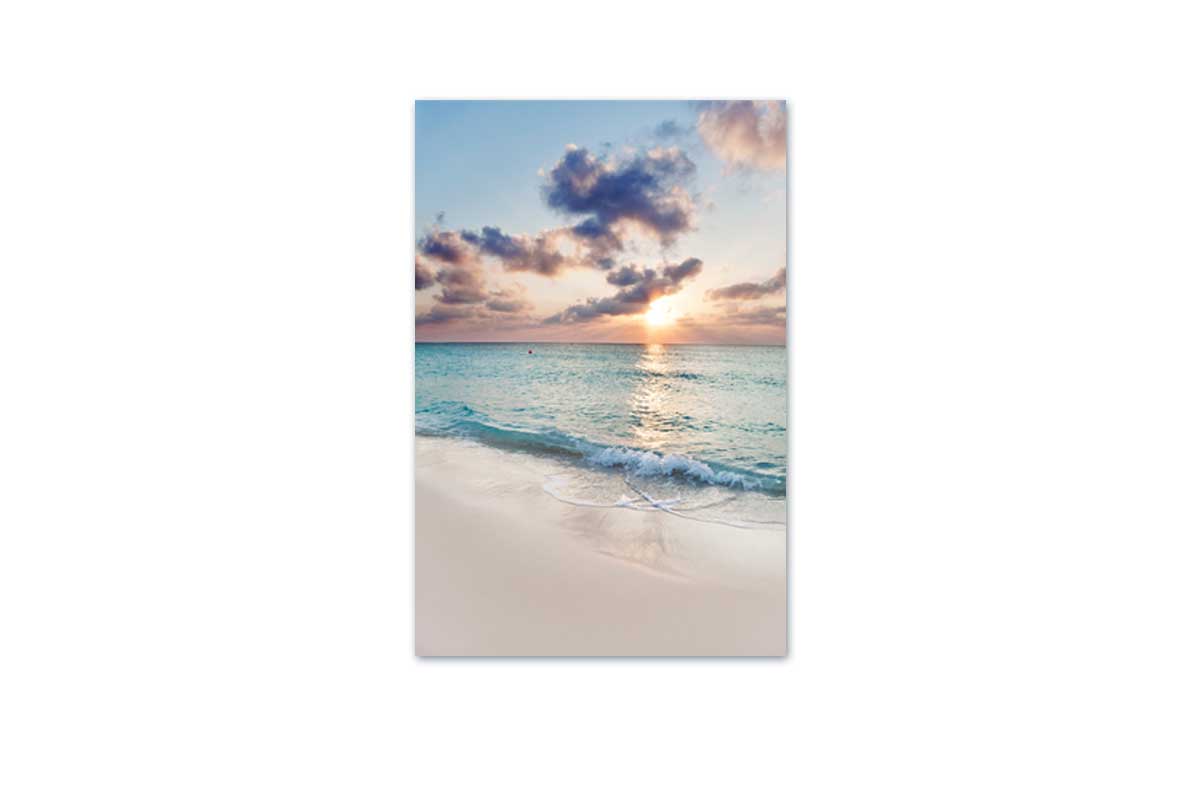 Early Morning Beach Scene | Canvas Wall Art Print - Final Touch Decor