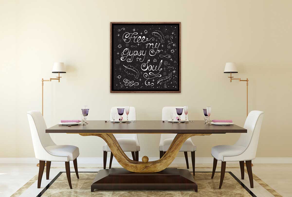 Free my Gypsy Soul | Canvas Wall Art Print - Final Touch Decor