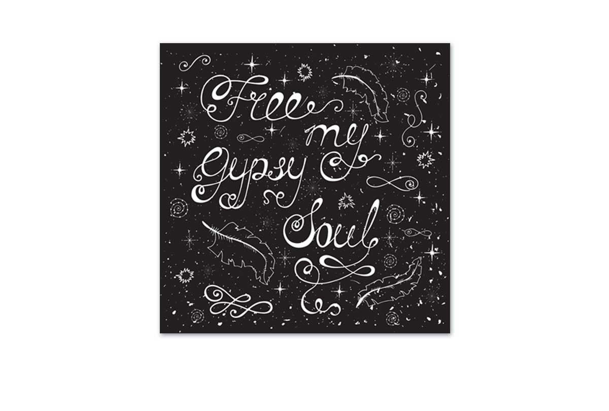 Free my Gypsy Soul | Canvas Wall Art Print - Final Touch Decor