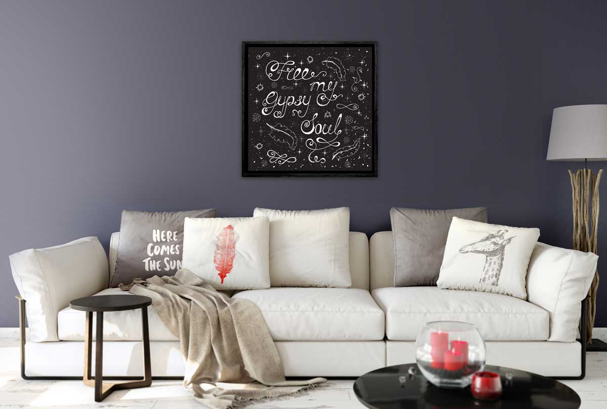 Free my Gypsy Soul | Canvas Wall Art Print - Final Touch Decor