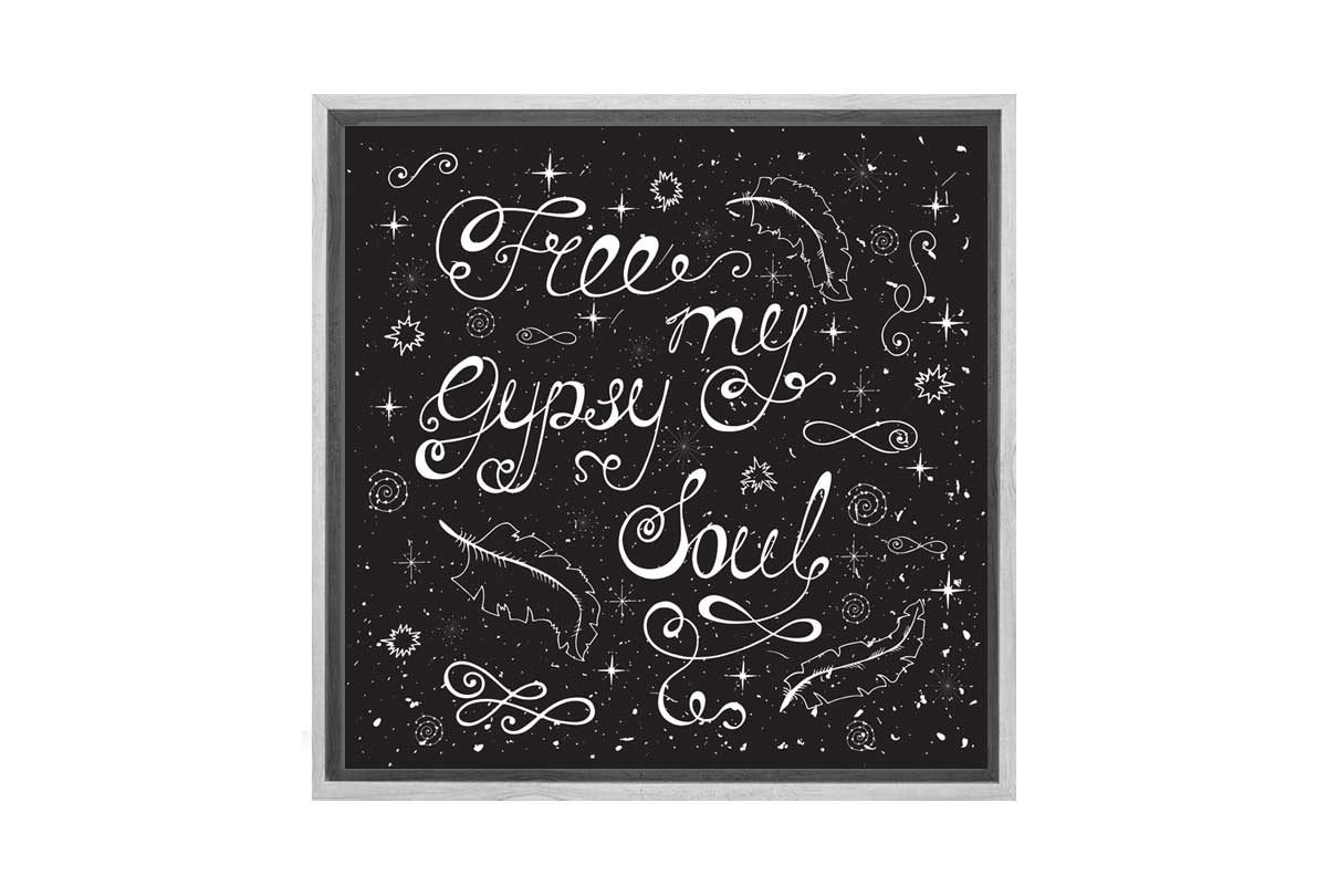 Free my Gypsy Soul | Canvas Wall Art Print - Final Touch Decor