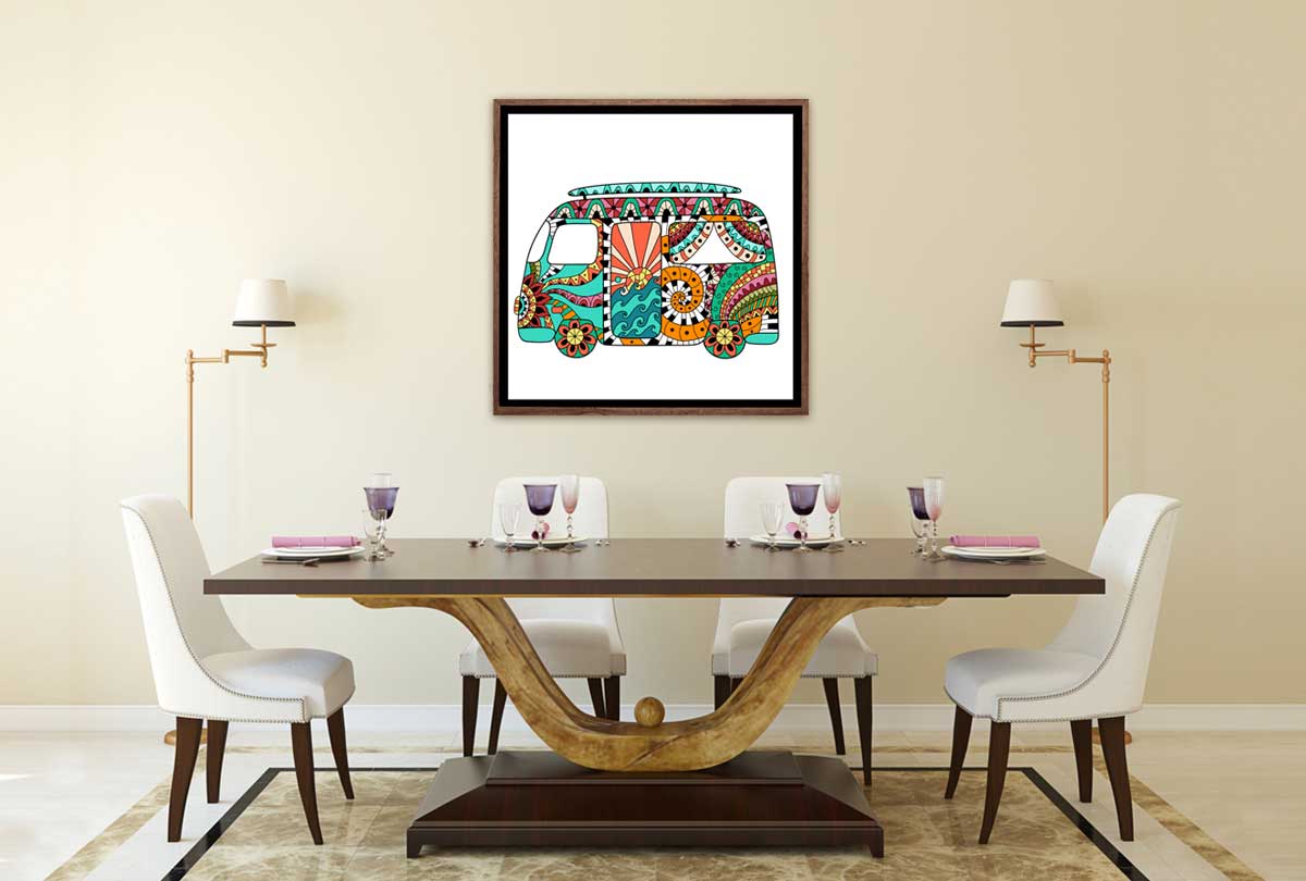 Gypsy Kombi | Canvas Wall Art Print - Final Touch Decor
