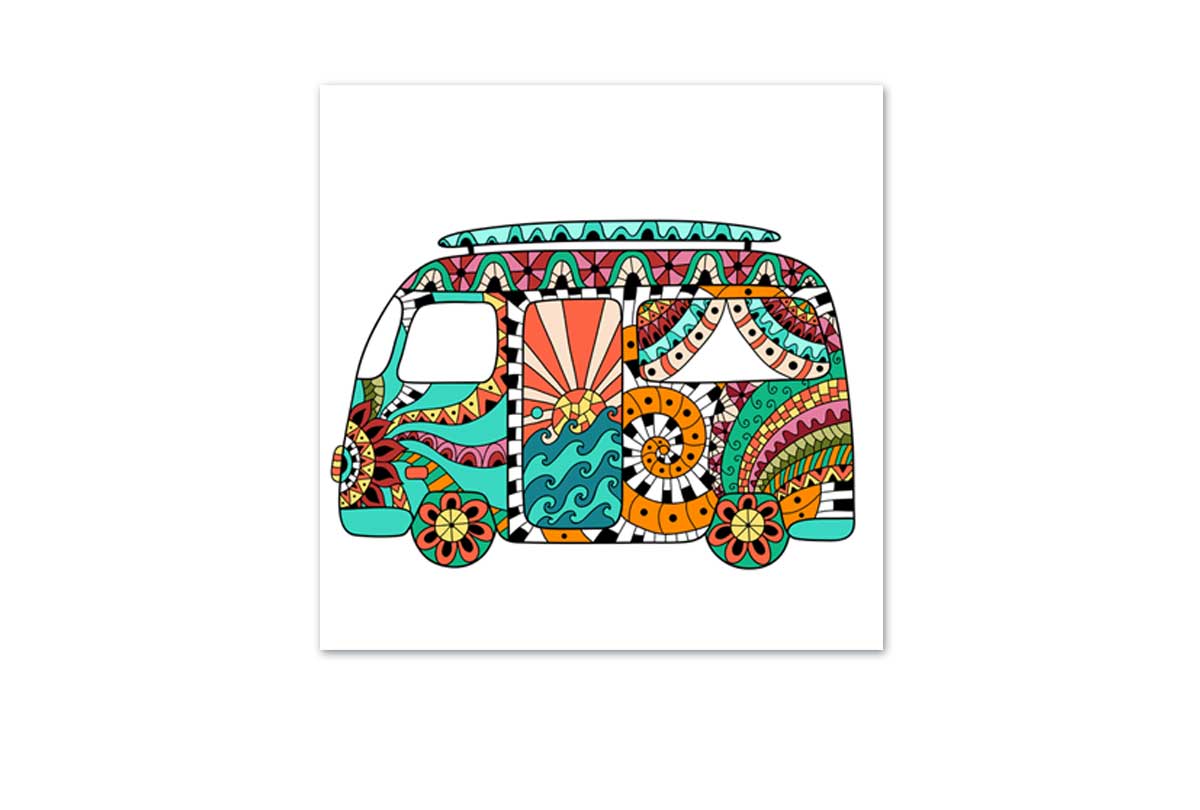 Gypsy Kombi | Canvas Wall Art Print - Final Touch Decor