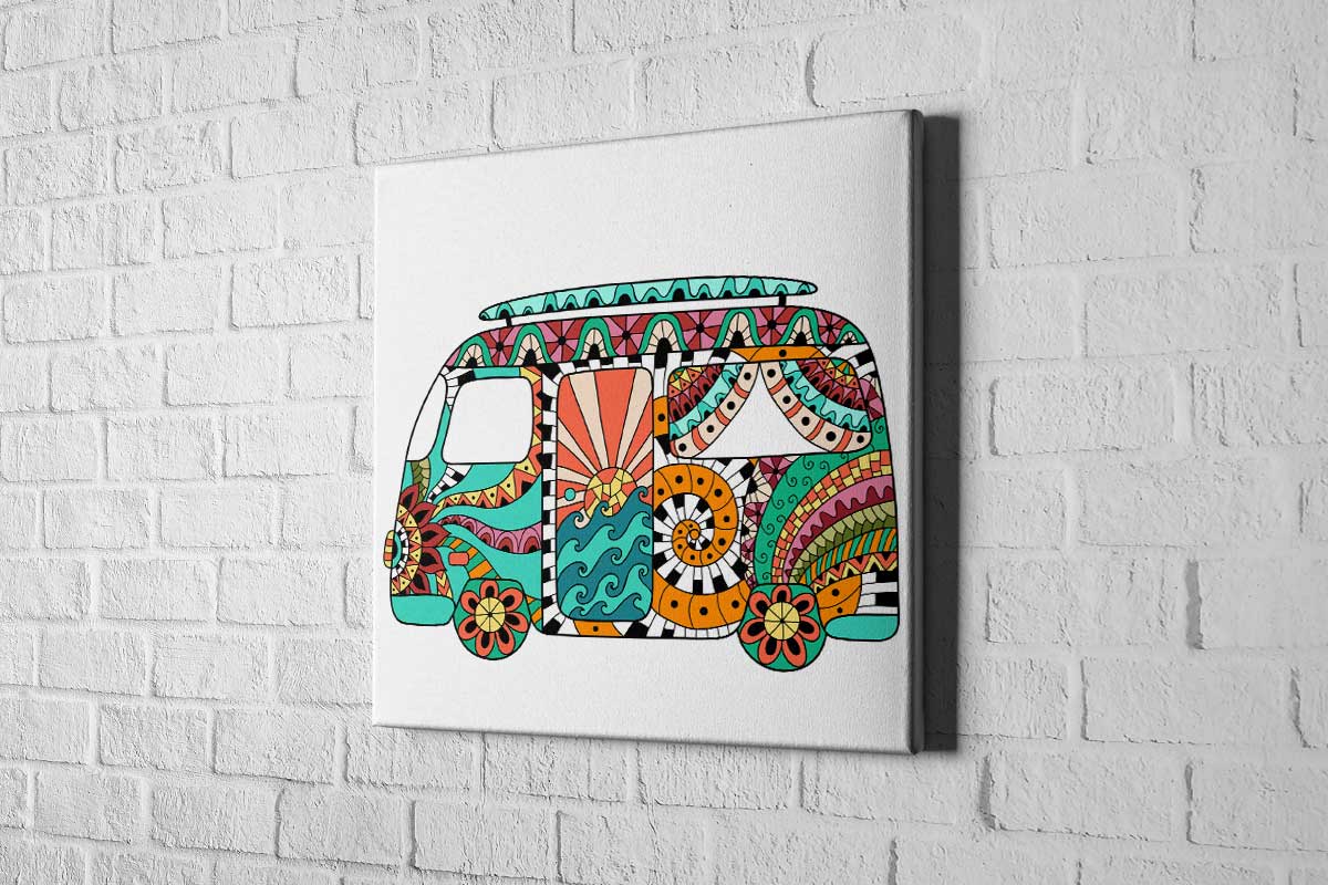Gypsy Kombi | Canvas Wall Art Print - Final Touch Decor