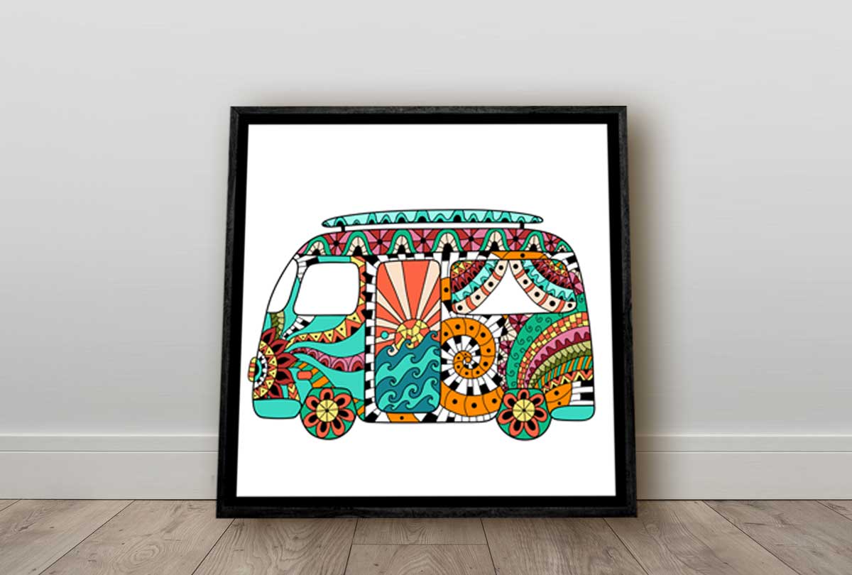 Gypsy Kombi | Canvas Wall Art Print - Final Touch Decor