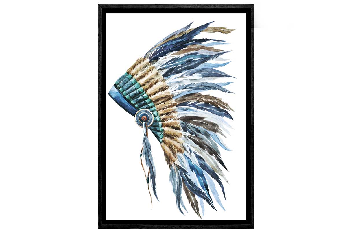 Indian Headdress 2 | Canvas Wall Art Print - Final Touch Decor