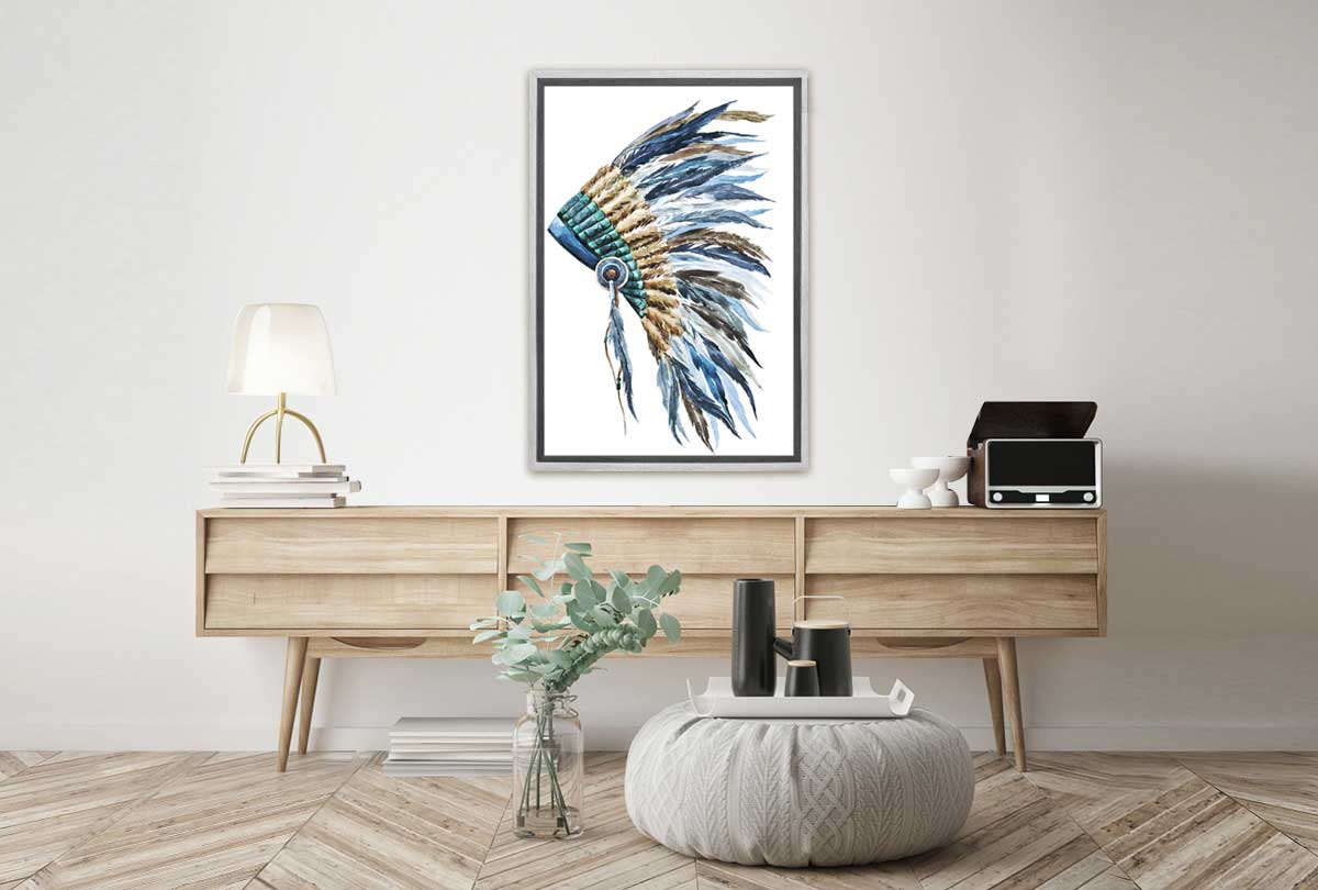Indian Headdress 2 | Canvas Wall Art Print - Final Touch Decor