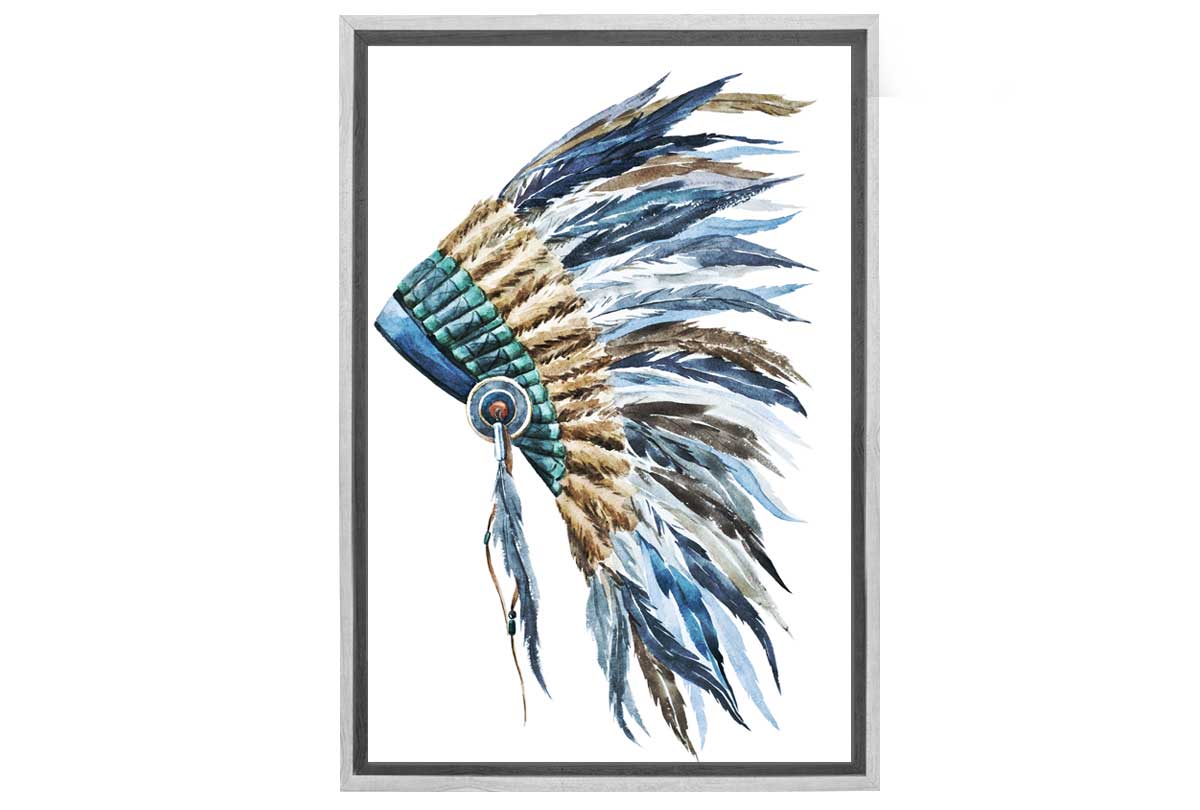 Indian Headdress 2 | Canvas Wall Art Print - Final Touch Decor