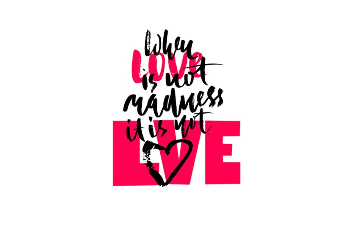 Love is Madness | Canvas Wall Art Print - Final Touch Decor