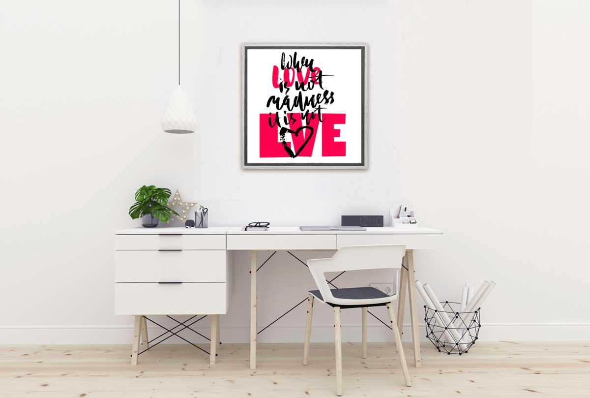 Love is Madness | Canvas Wall Art Print - Final Touch Decor