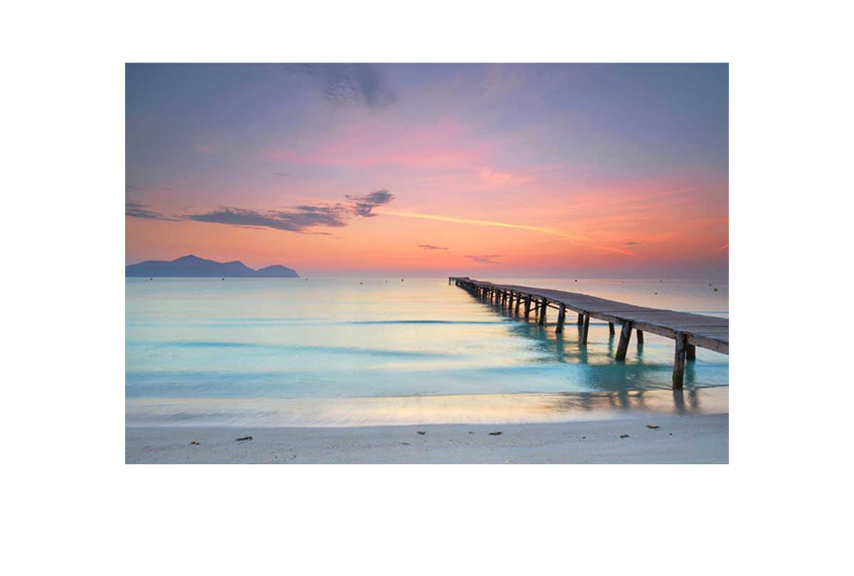 Beach Jetty Sunset | Canvas Wall Art Print - Final Touch Decor
