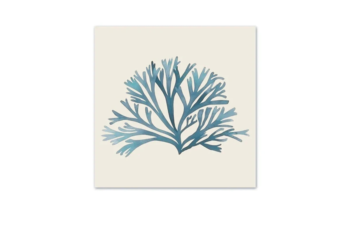 Seaweed 2 Turquoise | Canvas Wall Art Print - Final Touch Decor