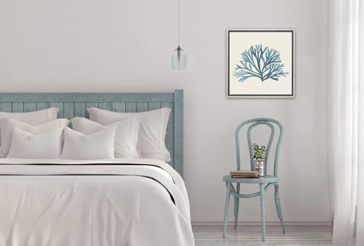 Seaweed 2 Turquoise | Canvas Wall Art Print - Final Touch Decor