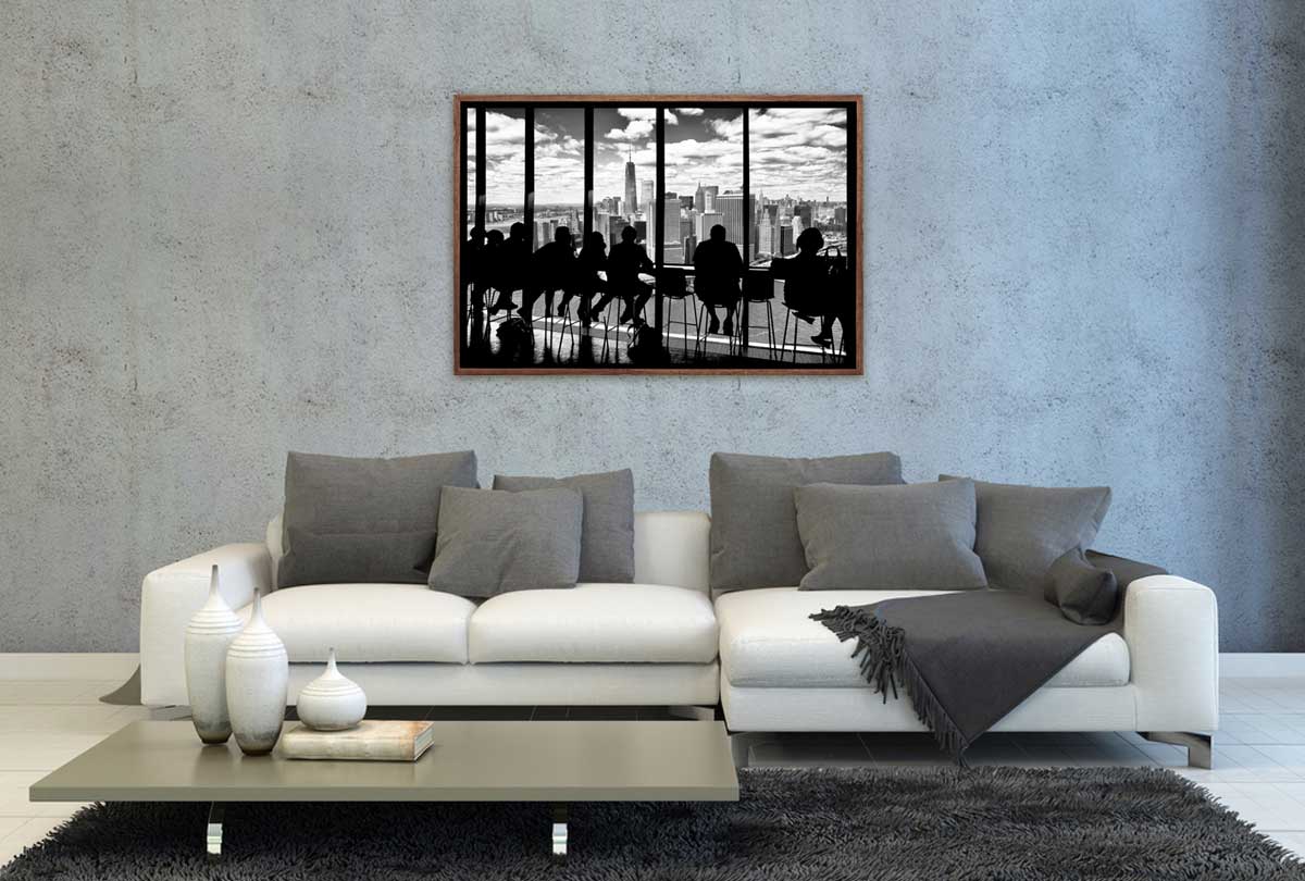 Lunch over Manhattan | Canvas Wall Art Print - Final Touch Decor