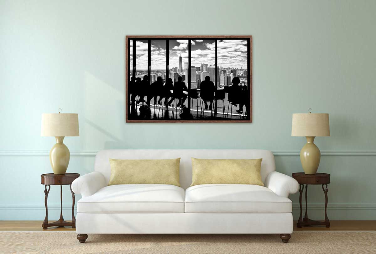 Lunch over Manhattan | Canvas Wall Art Print - Final Touch Decor