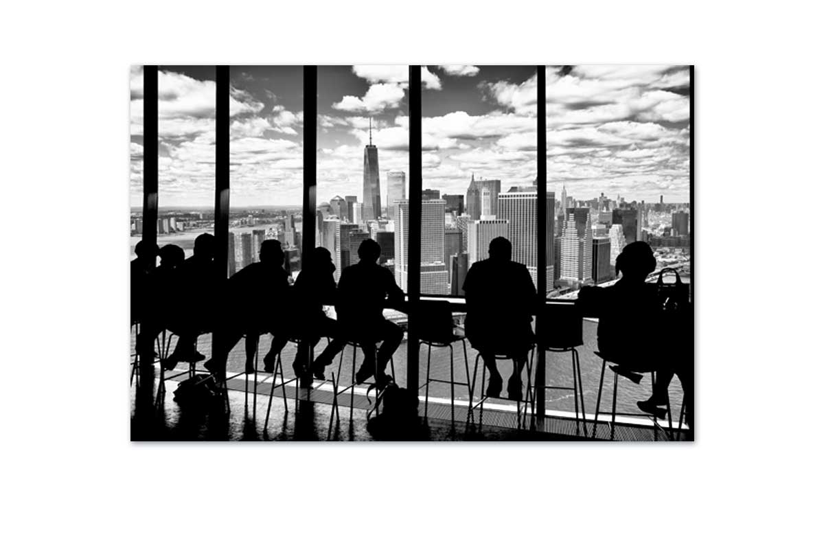 Lunch over Manhattan | Canvas Wall Art Print - Final Touch Decor