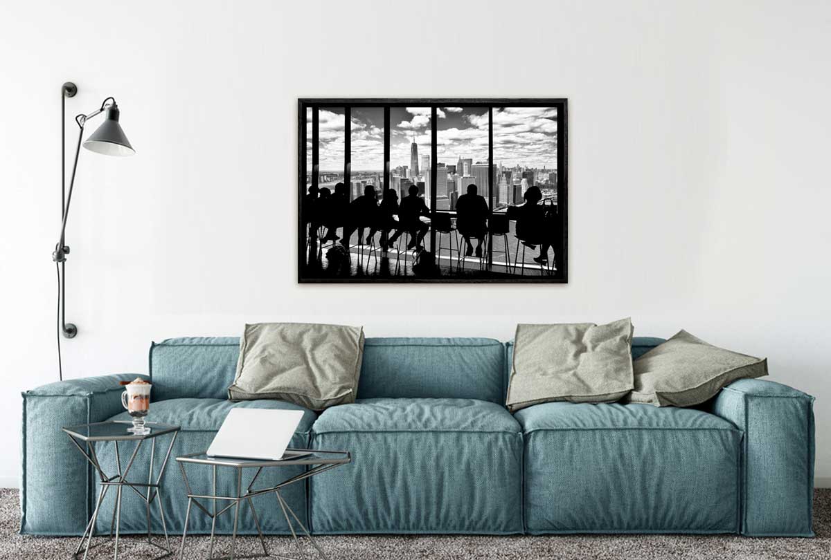 Lunch over Manhattan | Canvas Wall Art Print - Final Touch Decor