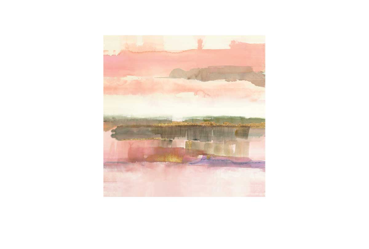 Pink Brown Abstract | Canvas Wall Art Print - Final Touch Decor