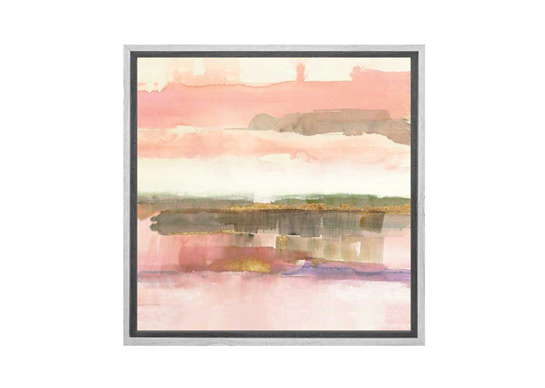 Pink Brown Abstract | Canvas Wall Art Print - Final Touch Decor