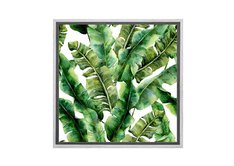 Banana Leaves 2 in Watercolour | Canvas Wall Art Print - Final Touch Decor