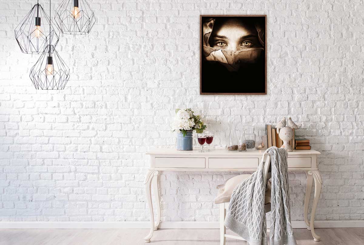 Mysterious Woman | Canvas Wall Art Print - Final Touch Decor