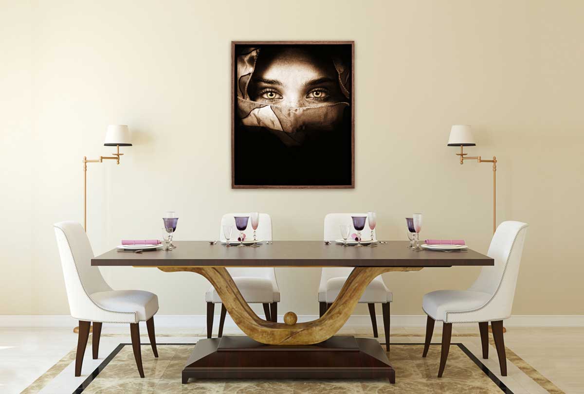 Mysterious Woman | Canvas Wall Art Print - Final Touch Decor